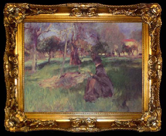 framed  John Singer Sargent In the Orchard, ta009-2